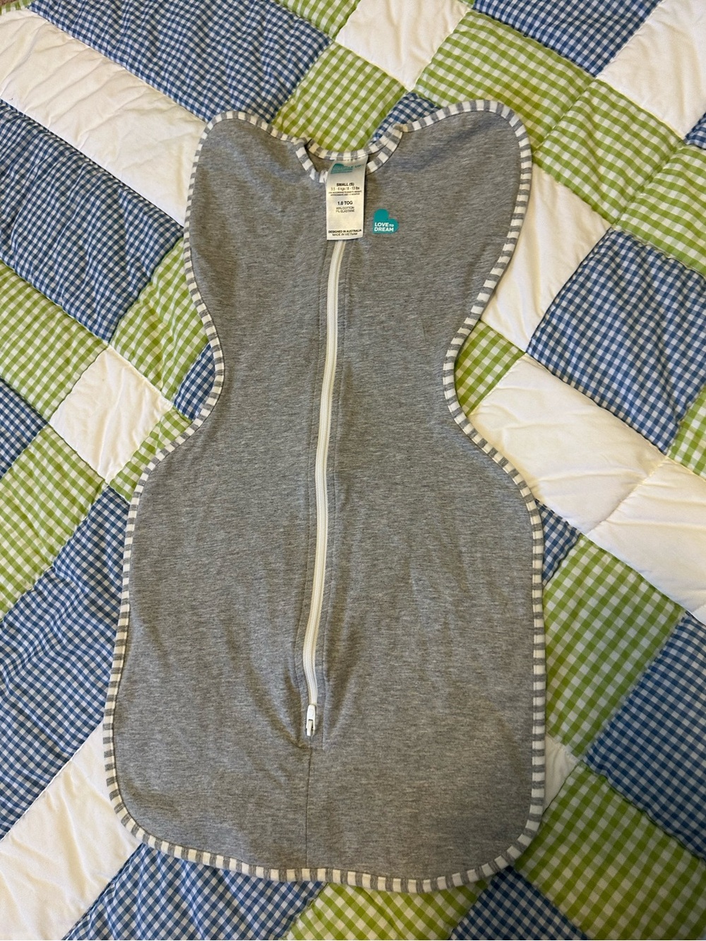 Love to dream sleep swaddle- Gray